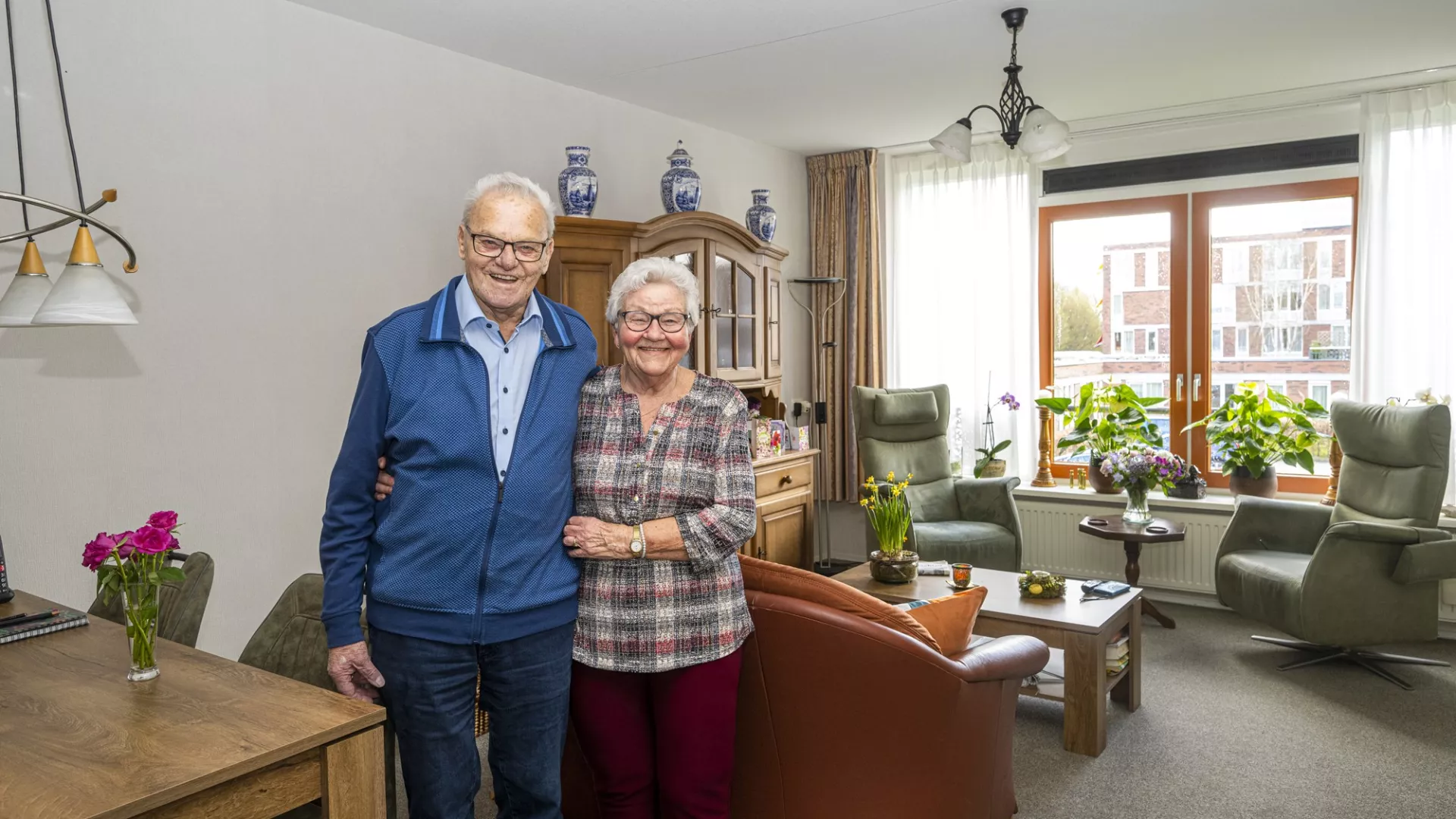 Huurders in seniorenwoning