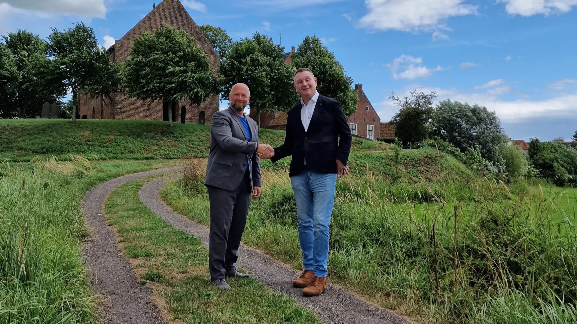 Handdruk in Ezinge