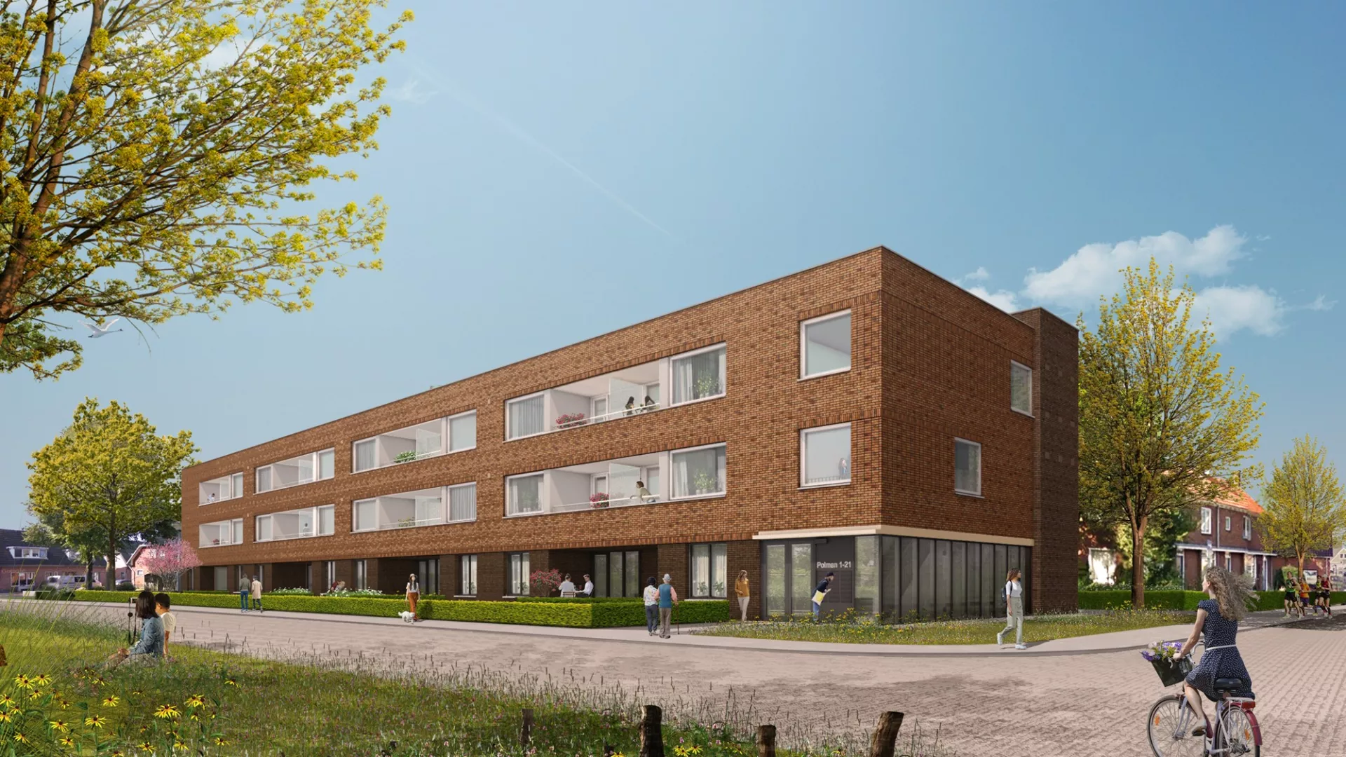 Impressie Polmanstraat Hoogkerk
