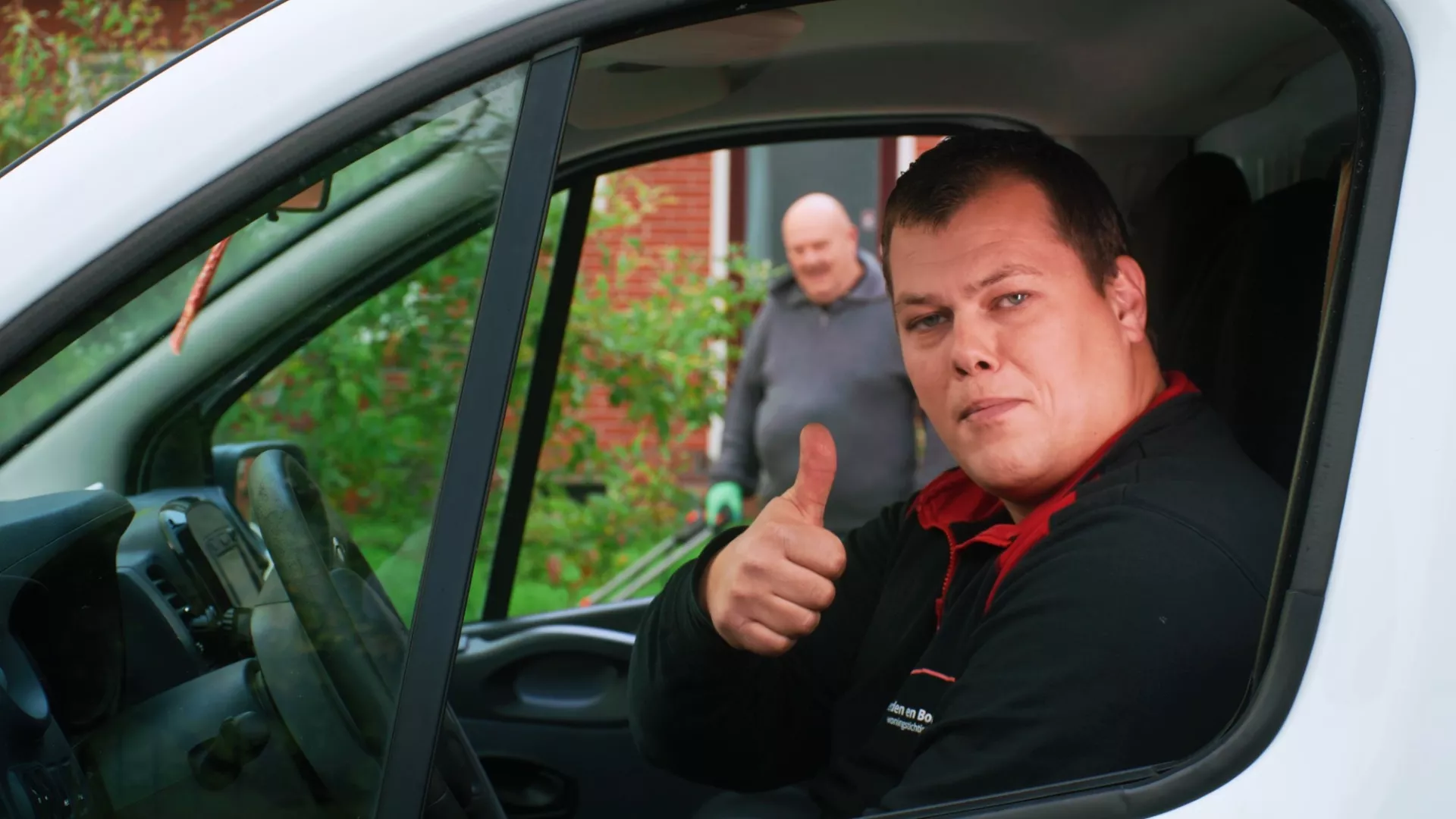 Vakman met huurder