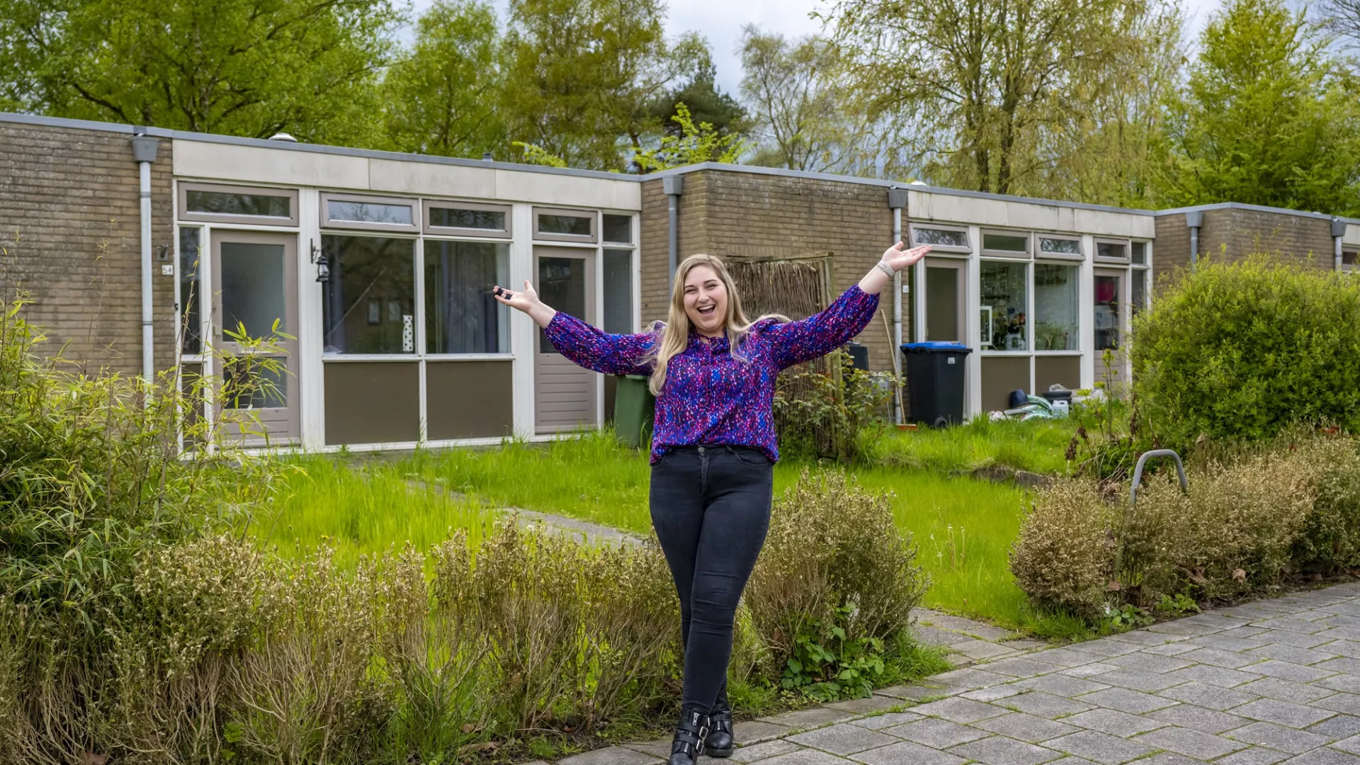 Huurder voor haar nieuwe woning