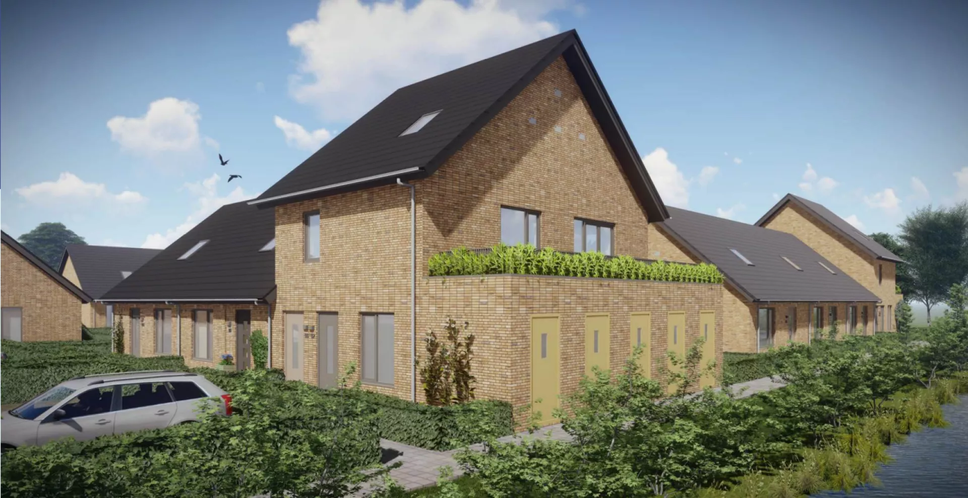 Impressie woningen Tiggelhof