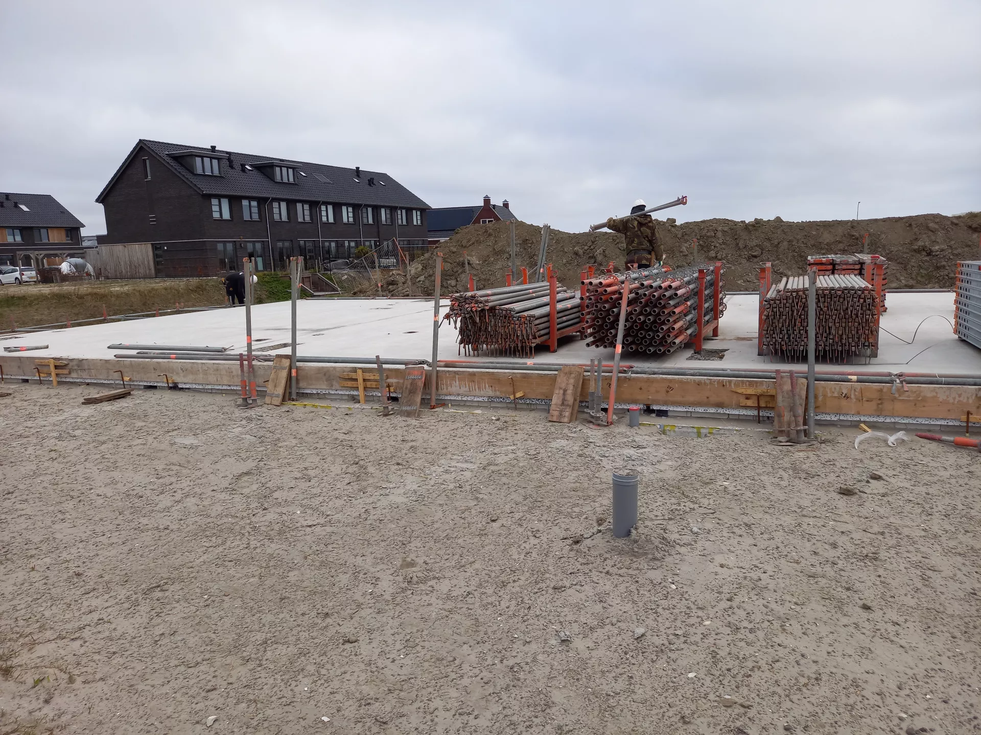Fundering gestort