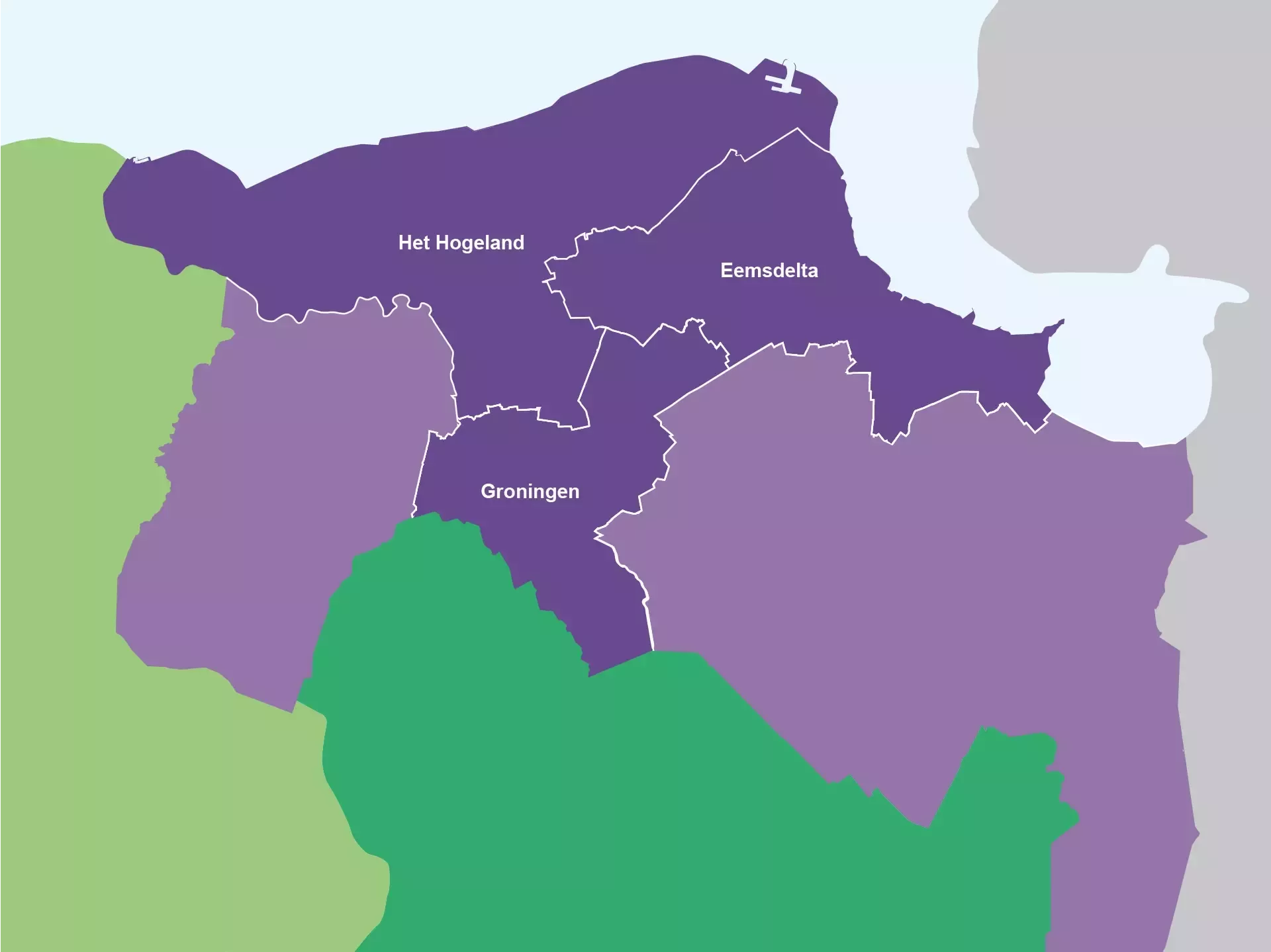 Illustratie werkgebied Wierden en Borgen