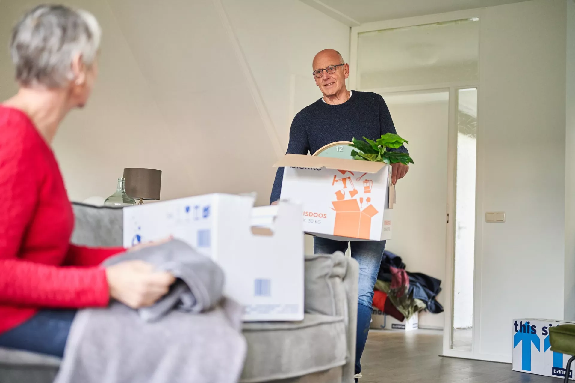 Verhuisdozen inpakken