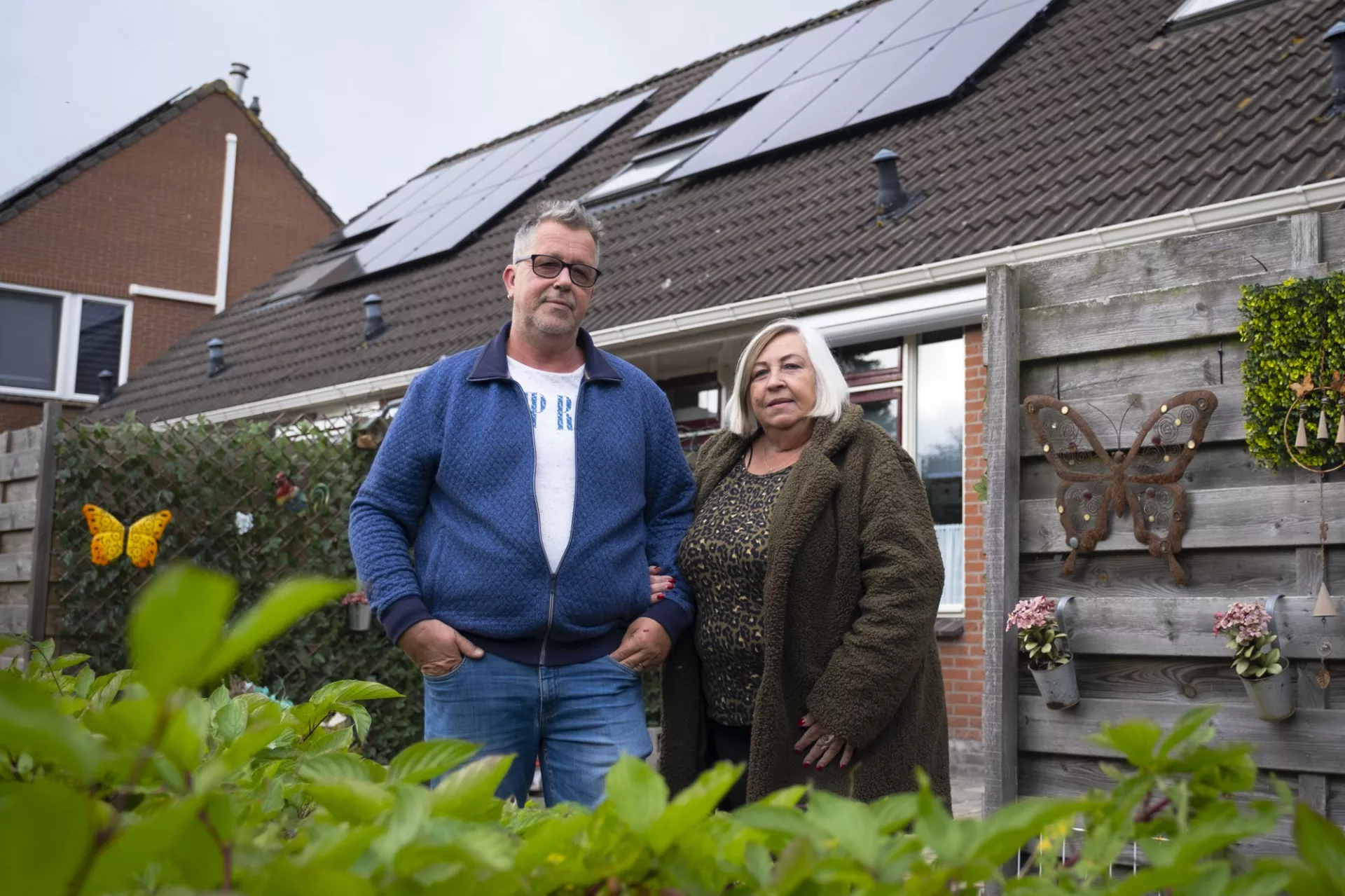 Huurders voor hun woning met zonnepanelen