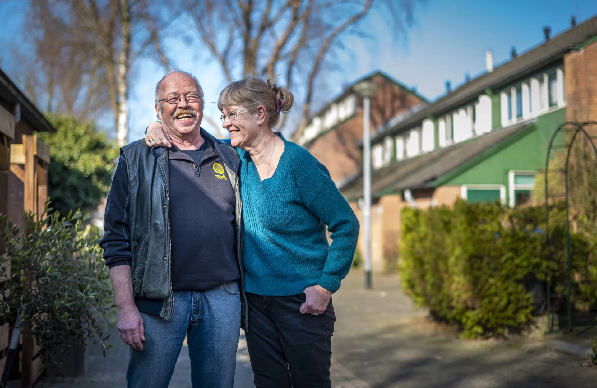 Huurders in de wijk Oosterhoogebrug in Groningen