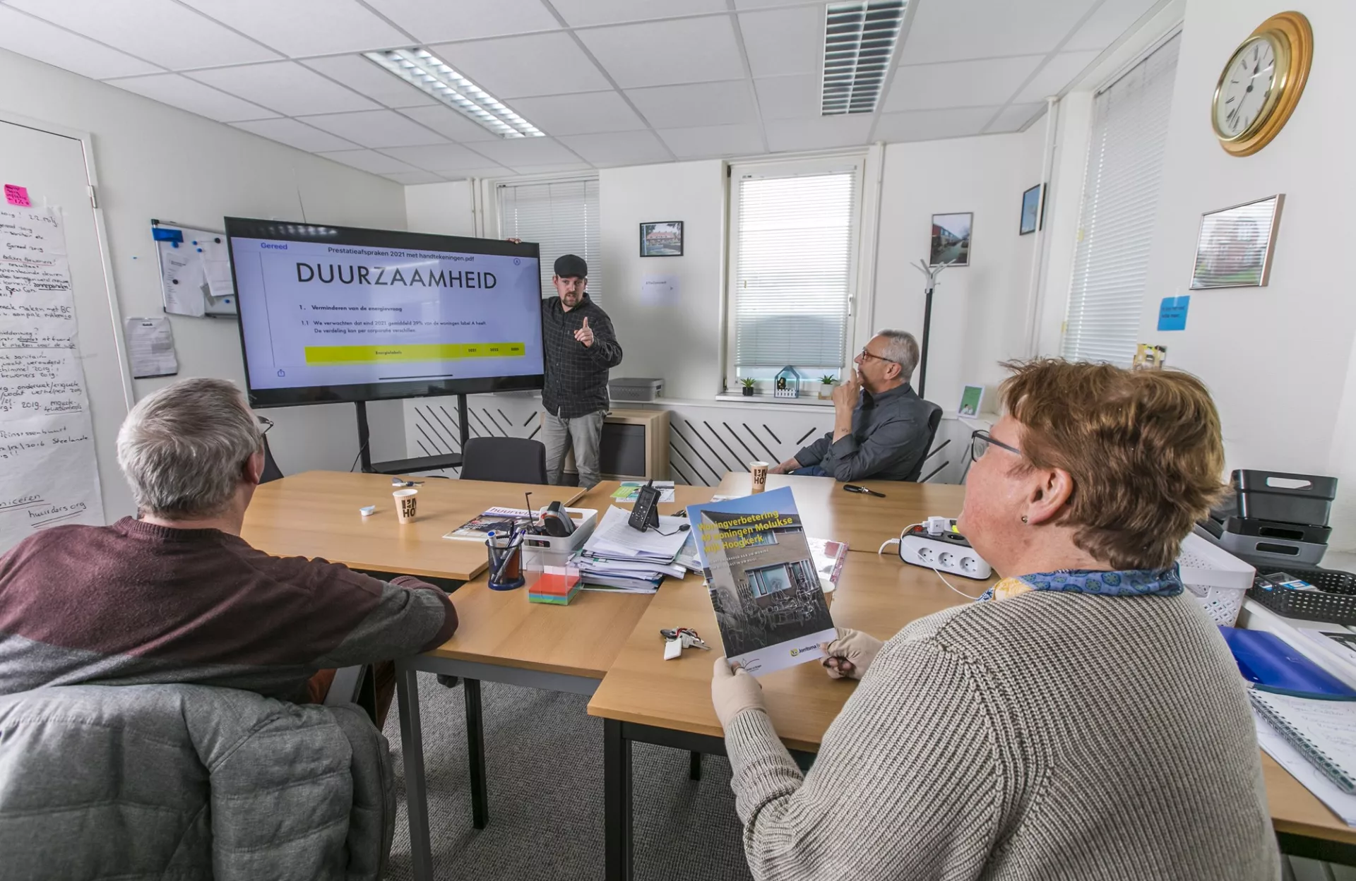 Overleg huurdersorganisaties over projecten