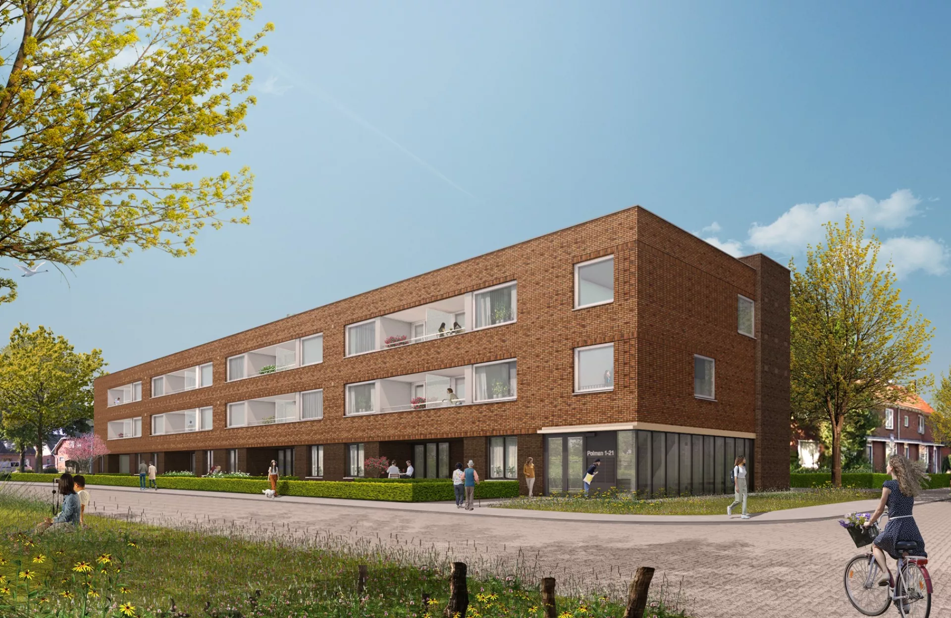 Impressie Polmanstraat Hoogkerk