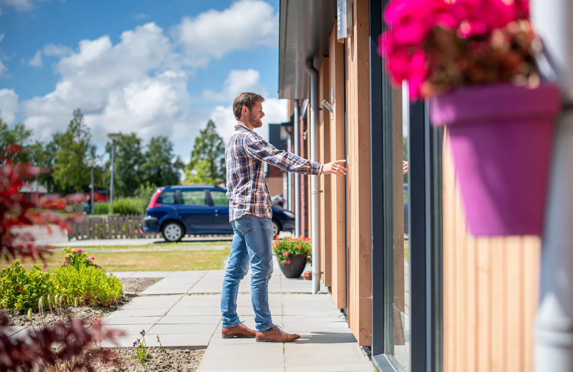 Aanbellen voor huisbezoek
