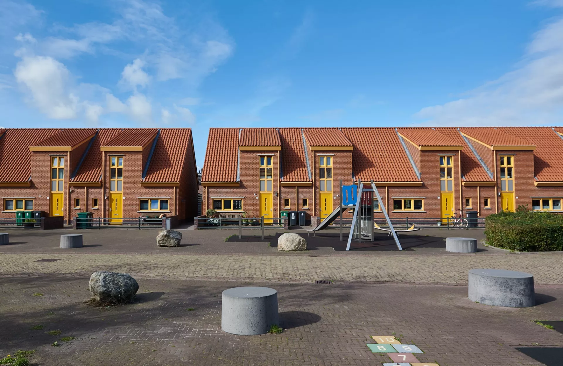 Woningen aan de Riekele Prinsstraat in Bedum